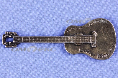 Декоративный элемент для творчества из металла "Гитара"  - купить в Соликамске. Цена: 19.99 руб.