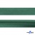 Косая бейка атласная "Омтекс" 15 мм х 132 м, цв. 056 темный зеленый - купить в Соликамске. Цена: 225.81 руб.