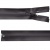 Молния водонепроницаемая PVC Т-7, 60 см, разъемная, цвет (301) т.серый - купить в Соликамске. Цена: 49.39 руб.