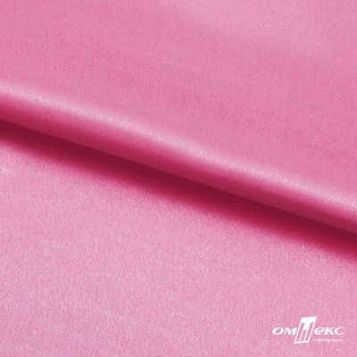 Поли креп-сатин 15-2215, 125 (+/-5) гр/м2, шир.150см, цвет розовый - купить в Соликамске. Цена 155.57 руб.