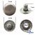Кнопка металлическая "Альфа" с пружиной, 15 мм (уп. 720+/-20 шт), цвет никель - купить в Соликамске. Цена: 1 466.73 руб.