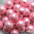 0404-00108-Бусины пластиковые под жемчуг "ОмТекс", 16 мм, (уп.50гр=24+/-1шт) цв.101-св.розовый - купить в Соликамске. Цена: 44.18 руб.