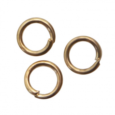 Кольцо  соединительное для бижутерии 4 мм, цв.-золото - купить в Соликамске. Цена: 0.41 руб.