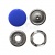 Кнопка рубашечная (закрытая) 9,5мм - эмаль, цв.168 - голубой - купить в Соликамске. Цена: 4.77 руб.