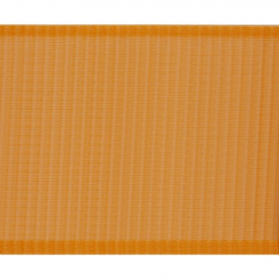 Лента капроновая "Гофре", шир. 110 мм/уп. 50 м, цвет оранжевый - купить в Соликамске. Цена: 26.93 руб.