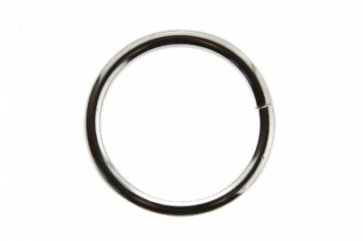 Кольцо металлическое d-3 х 32 мм, цв.-никель - купить в Соликамске. Цена: 3.92 руб.