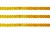 Пайетки "ОмТекс" на нитях, CREAM, 6 мм С / упак.73+/-1м, цв. 92 - золото - купить в Соликамске. Цена: 484.77 руб.