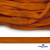 Шнур плетеный (плоский) d-12 мм, (уп.90+/-1м), 100% полиэстер, цв.267 - оранжевый - купить в Соликамске. Цена: 8.62 руб.