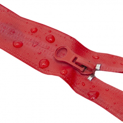 Молния водонепроницаемая PVC Т-7, 90 см, разъемная, цвет (820) красный - купить в Соликамске. Цена: 61.18 руб.