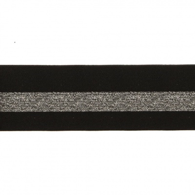 #2/6-Лента эластичная вязаная с рисунком шир.52 мм (45,7+/-0,5 м/бобина) - купить в Соликамске. Цена: 69.33 руб.
