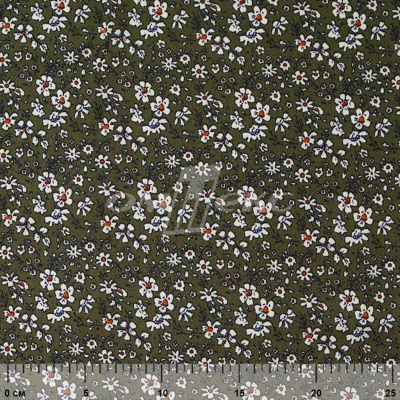 Плательная ткань "Фламенко" 11.2, 80 гр/м2, шир.150 см, принт растительный - купить в Соликамске. Цена 259.21 руб.