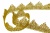 Тесьма металлизированная 8204, шир. 40 мм/уп. 13,7+/-1 м, цвет золото - купить в Соликамске. Цена: 420.42 руб.