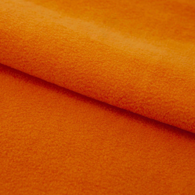 Флис DTY 16-1358, 250 г/м2, шир. 150 см, цвет оранжевый - купить в Соликамске. Цена 640.46 руб.