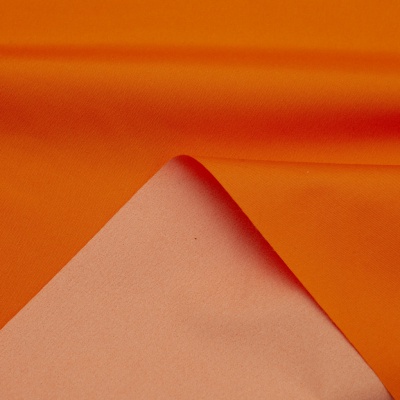 Курточная ткань Дюэл (дюспо) 16-1359, PU/WR/Milky, 80 гр/м2, шир.150см, цвет оранжевый - купить в Соликамске. Цена 141.80 руб.