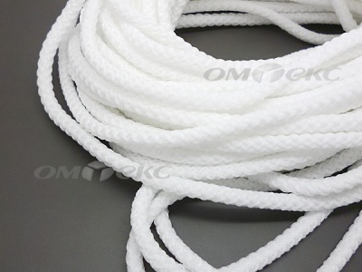 Шнур 1с35 4 мм крупное плетение 200 м белый - купить в Соликамске. Цена: 1.10 руб.