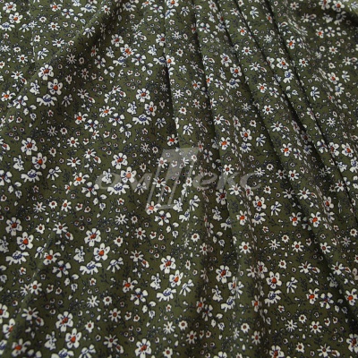 Плательная ткань "Фламенко" 11.2, 80 гр/м2, шир.150 см, принт растительный - купить в Соликамске. Цена 259.21 руб.