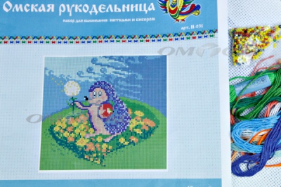 ОМБН-2 Набор для вышивания (бисер+мулине) - купить в Соликамске. Цена: 197.50 руб.