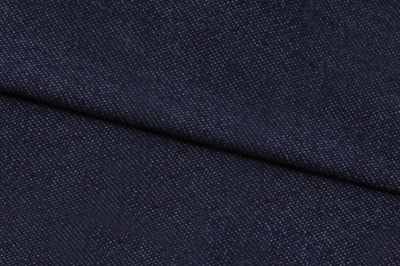 Ткань джинсовая №96, 160 гр/м2, шир.148см, цвет т.синий - купить в Соликамске. Цена 350.42 руб.