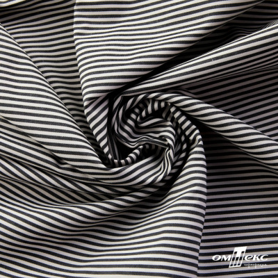 Ткань сорочечная Полоска Кенди, 115 г/м2, 58% пэ,42% хл, шир.150 см, цв.6-черный, (арт.110) - купить в Соликамске. Цена 306.69 руб.