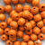0309-Бусины деревянные "ОмТекс", 16 мм, упак.50+/-3шт, цв.003-оранжевый - купить в Соликамске. Цена: 62.22 руб.