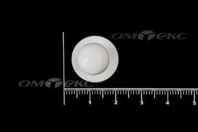 Пуговица поварская "Пукля", 10 мм, цвет белый - купить в Соликамске. Цена: 2.28 руб.