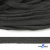 Шнур плетеный d-8 мм плоский, 70% хлопок 30% полиэстер, уп.85+/-1 м, цв.1026-серый - купить в Соликамске. Цена: 735 руб.