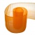 Лента капроновая "Гофре", шир. 110 мм/уп. 50 м, цвет оранжевый - купить в Соликамске. Цена: 26.93 руб.
