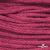 Шнур плетеный d-6 мм, 70% хлопок 30% полиэстер, уп.90+/-1 м, цв.1068-фуксия - купить в Соликамске. Цена: 588 руб.