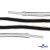 Шнурки #4-27, круглые 130 см, двухцветные (черно/белый) - купить в Соликамске. Цена: 47.04 руб.
