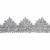 Тесьма металлизированная 0384-0240, шир. 40 мм/уп. 25+/-1 м, цвет серебро - купить в Соликамске. Цена: 490.74 руб.
