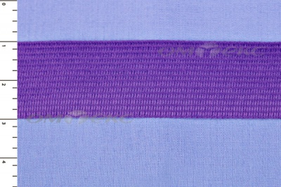 Окантовочная тесьма №0225, шир. 22 мм (в упак. 100 м), цвет фиолет - купить в Соликамске. Цена: 271.60 руб.