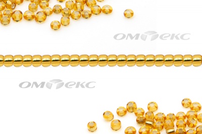 Бисер (SL) 11/0 ( упак.100 гр) цв.22 - золото - купить в Соликамске. Цена: 53.34 руб.