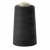 Нитки швейные 100% полиэстер 40/2, (3200 ярд), первый сорт, черные - купить в Соликамске. Цена: 86.79 руб.