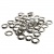 Люверсы, металлические/14мм/никель (упак.1000 шт) - купить в Соликамске. Цена: 1 058.40 руб.