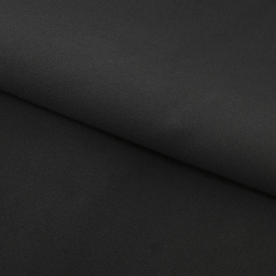 Костюмная ткань "Элис", 200 гр/м2, шир.150см, цвет чёрный - купить в Соликамске. Цена 306.20 руб.