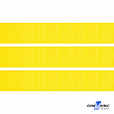 Репсовая лента 020, шир. 12 мм/уп. 50+/-1 м, цвет жёлтый - купить в Соликамске. Цена: 153.60 руб.