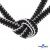 Шнурки #108-4, плоские 130 см, цв.-чёрно/белый - купить в Соликамске. Цена: 47.52 руб.