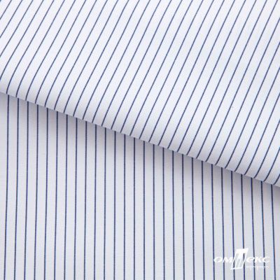 Ткань сорочечная Ронда, 115 г/м2, 58% пэ,42% хл, шир.150 см, цв.4-синяя, (арт.114) - купить в Соликамске. Цена 306.69 руб.