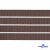 Репсовая лента 005, шир. 6 мм/уп. 50+/-1 м, цвет коричневый - купить в Соликамске. Цена: 88.45 руб.