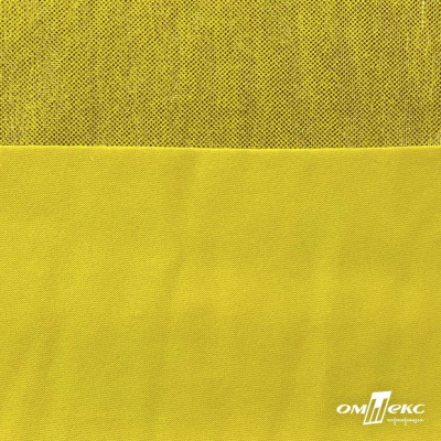 Трикотажное полотно голограмма, шир.140 см, #602 -жёлтый/жёлтый - купить в Соликамске. Цена 385.88 руб.