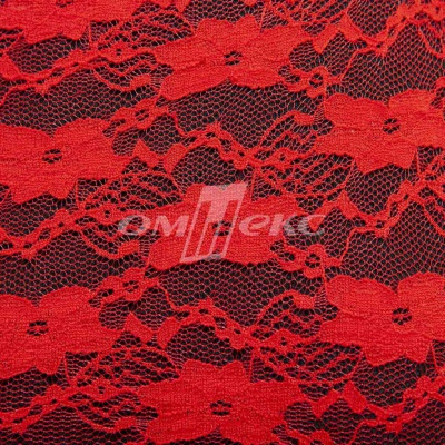 Кружевное полотно стрейч 15A61/RED, 100 гр/м2, шир.150см - купить в Соликамске. Цена 1 597.08 руб.