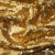 Трикотажное полотно, Сетка с пайетками,188 гр/м2, шир.140 см, цв.-тем.золото (#51) - купить в Соликамске. Цена 505.15 руб.