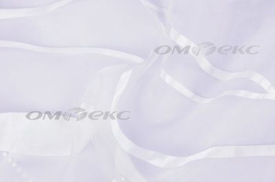 Органза деворэ 686 "Кристина" С1 (белый), 280 см - купить в Соликамске. Цена 571.15 руб.