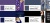 Костюмная ткань "Элис" 18-3921, 200 гр/м2, шир.150см, цвет голубика - купить в Соликамске. Цена 303.10 руб.