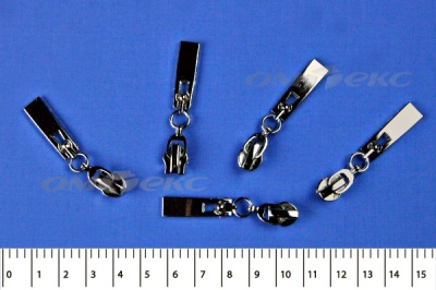 Слайдер декоративный, металлический №1/спираль Т7/никель - купить в Соликамске. Цена: 6.29 руб.
