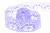 Тесьма кружевная 0621-2063, шир. 40 мм/уп. 20+/-1 м, цвет 107-фиолет - купить в Соликамске. Цена: 933.93 руб.