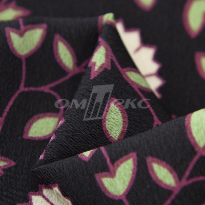 Плательная ткань "Фламенко" 10.1, 80 гр/м2, шир.150 см, принт растительный - купить в Соликамске. Цена 241.49 руб.