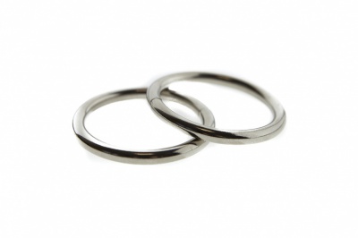 Кольцо металлическое d-32 мм, цв.-никель - купить в Соликамске. Цена: 3.54 руб.