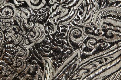 Ткань костюмная жаккард №11, 140 гр/м2, шир.150см, цвет тем.серебро - купить в Соликамске. Цена 383.29 руб.