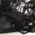 Трикотажное полотно с пайетками, шир.130 см, #311-бахрома чёрная - купить в Соликамске. Цена 1 183.35 руб.